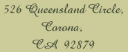 526 Queensland Circle Corona, CA 92879
